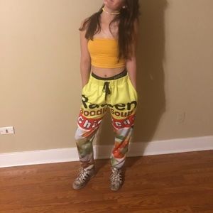 Hollister yellow tube top